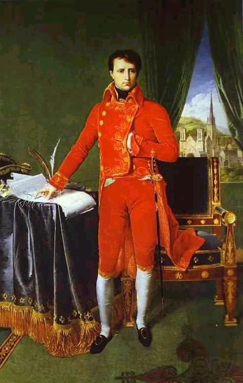 Jean Auguste Dominique Ingres Portrait of Napoleon Bonaparte, The First Council. Spain oil painting art